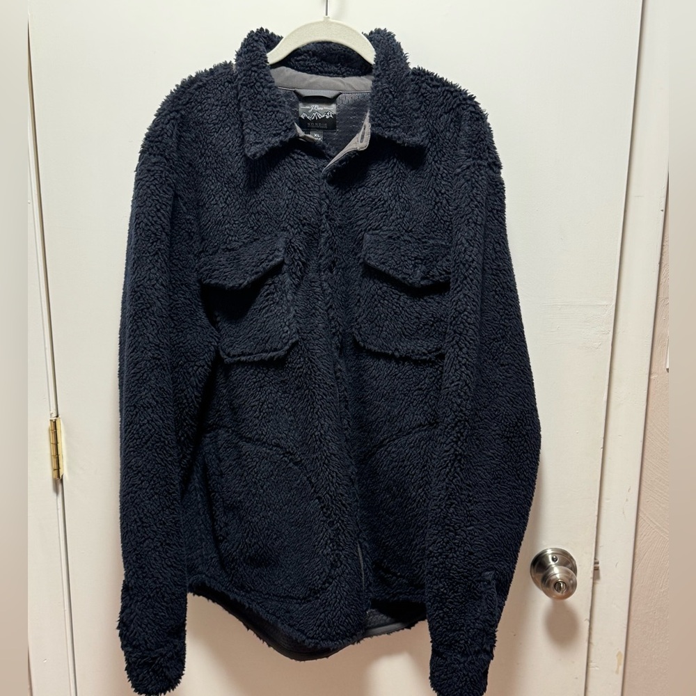 Nordic sherpa-fleece shirt-jacket